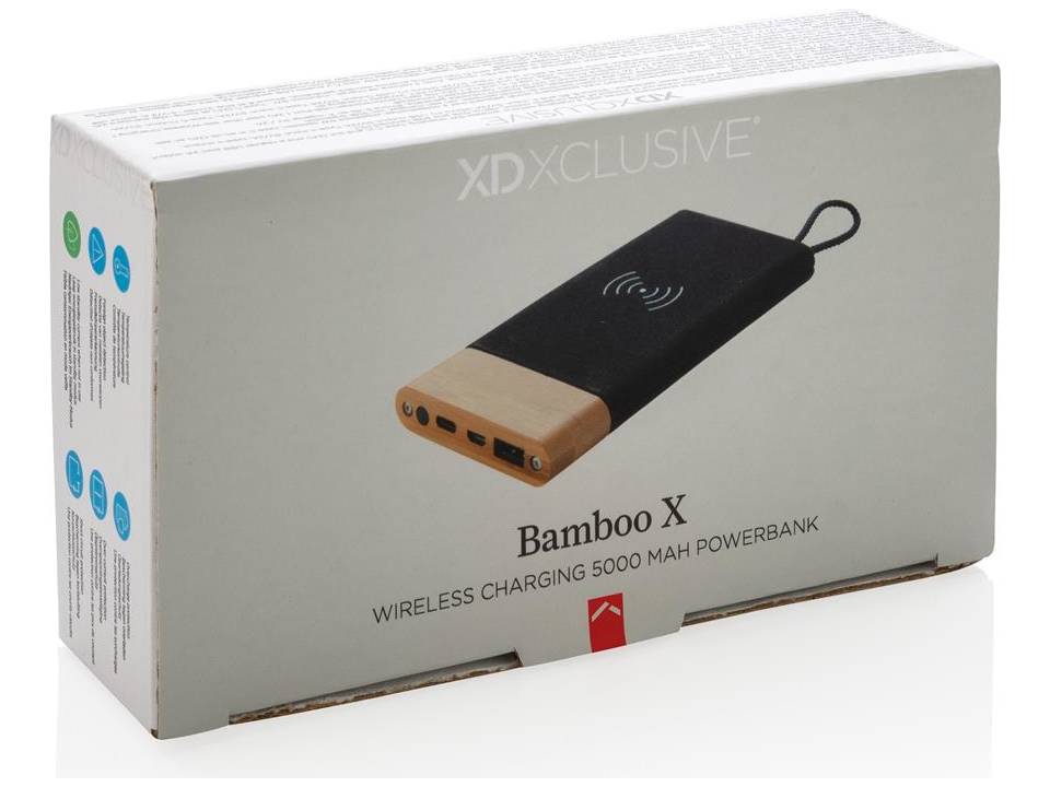 Bamboo X wireless charging powerbank 5