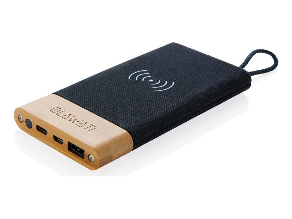 Bamboo X wireless charging powerbank 1