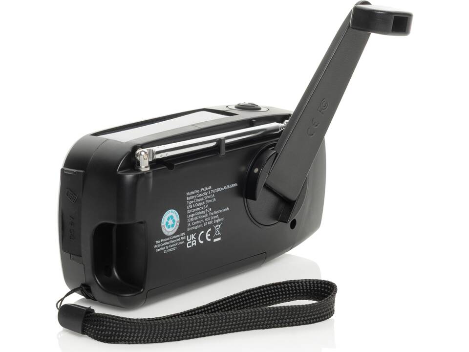 RescueWave RCS recycled plastic emergency radio 3