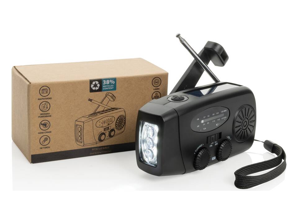 RescueWave RCS recycled plastic emergency radio 10