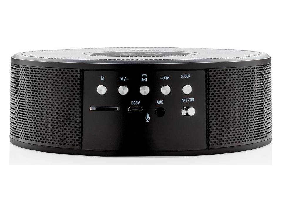 Wireless 5W charging alarm clock speaker 2