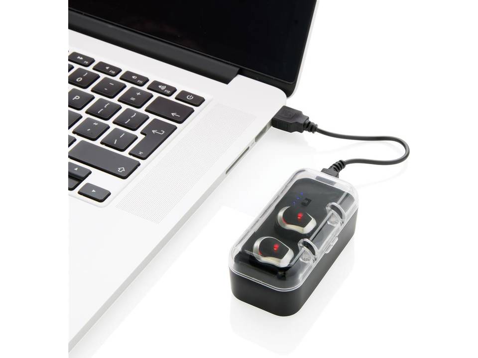 True wireless double earbuds 4