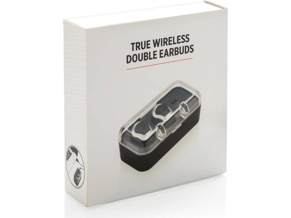 True wireless double earbuds 6