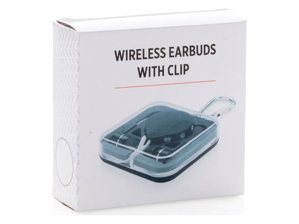 Wireless earbuds with clip 3