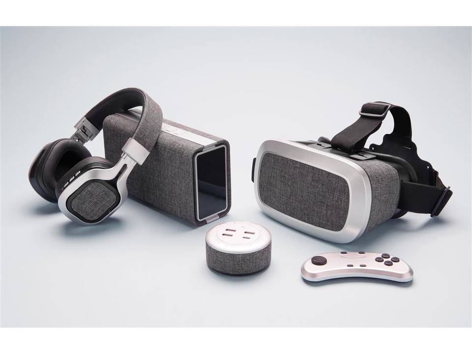 Vogue fabric speaker and powerbank 3