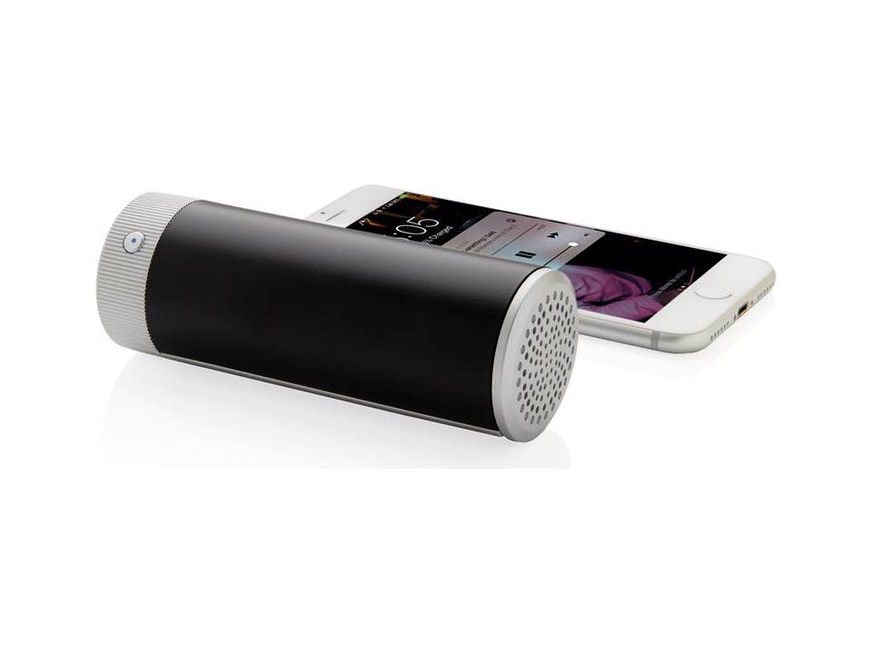 Light up logo wireless 3W speaker and powerbank 3