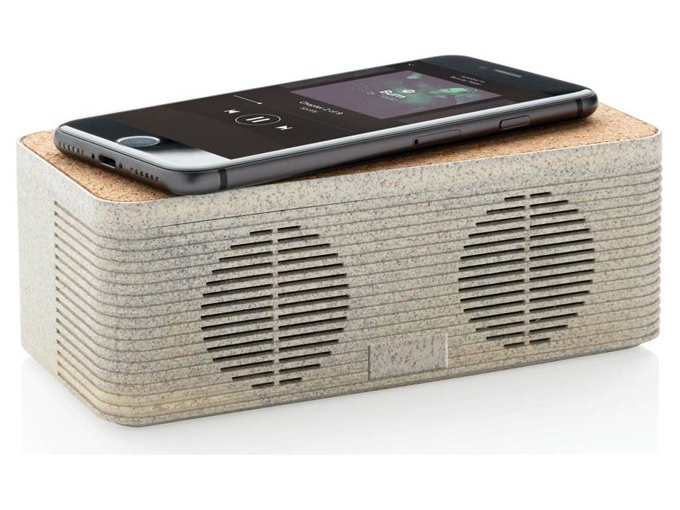 Wheatstraw wireless charging speaker 1