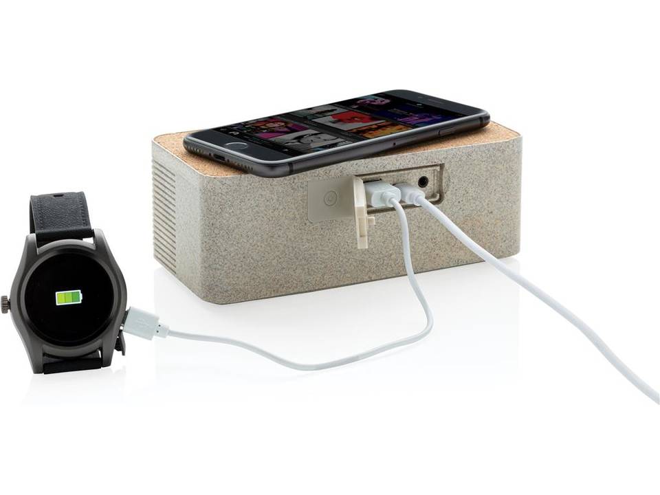 Wheatstraw wireless charging speaker 2