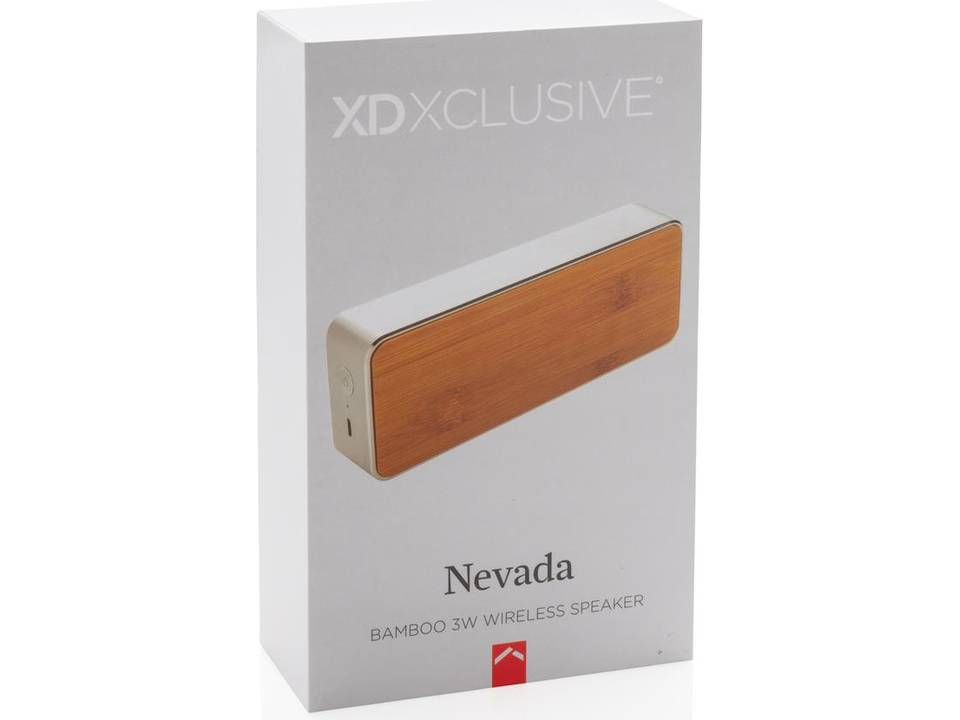 Nevada Bamboo 3W wireless speaker 6