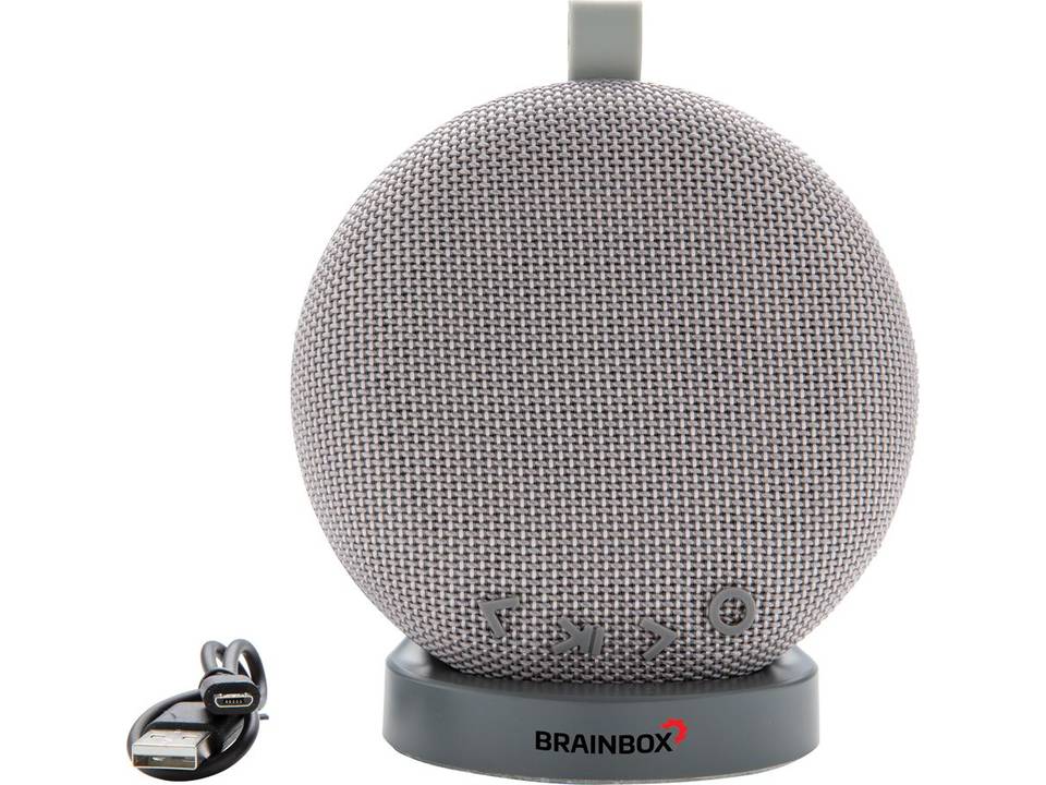 Wireless charging and speaker base with USB 5