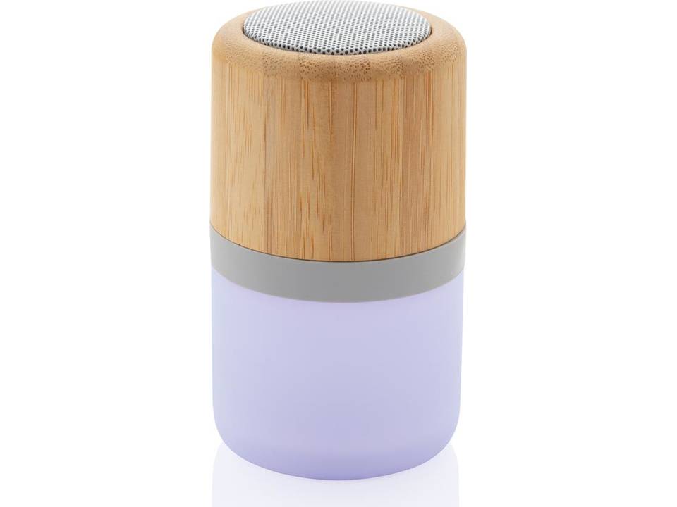 Bamboo colour changing 3W speaker light 5