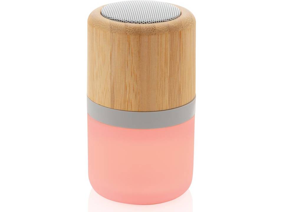 Bamboo colour changing 3W speaker light 3