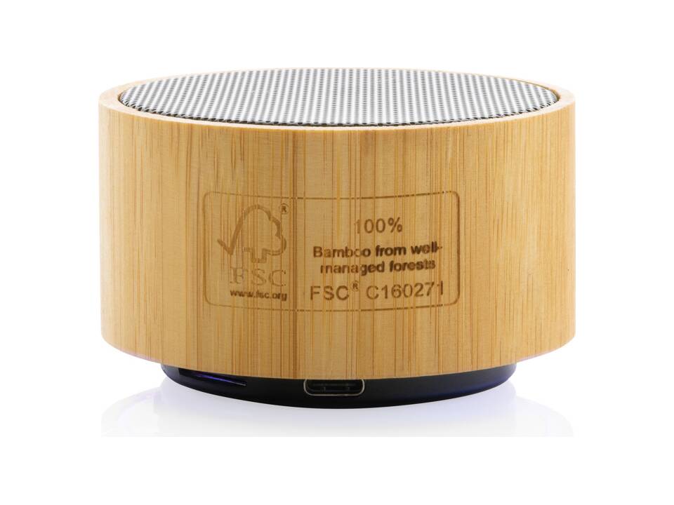 FSC® bamboo and RCS 3W wireless speaker 3