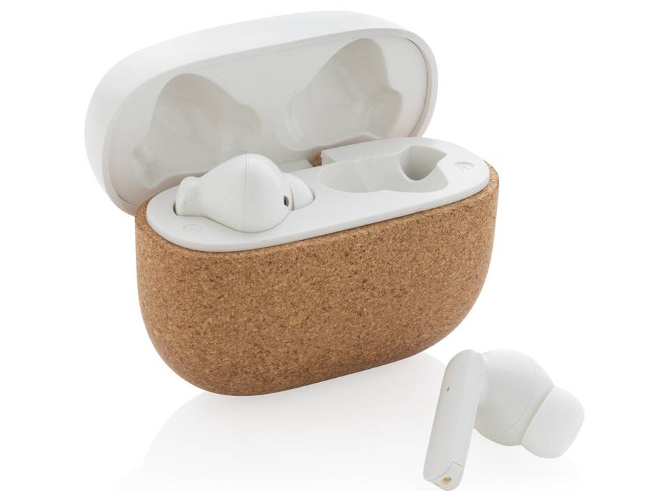 Oregon RCS recycled plastic and cork TWS earbuds 1