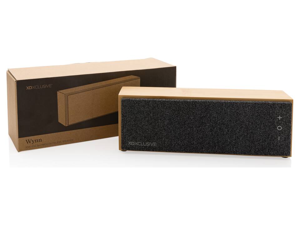 Wynn 10W FSC® bamboo wireless speaker 10