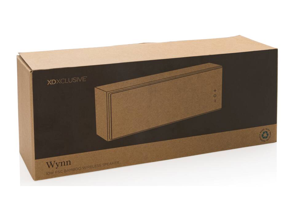 Wynn 10W FSC® bamboo wireless speaker 11