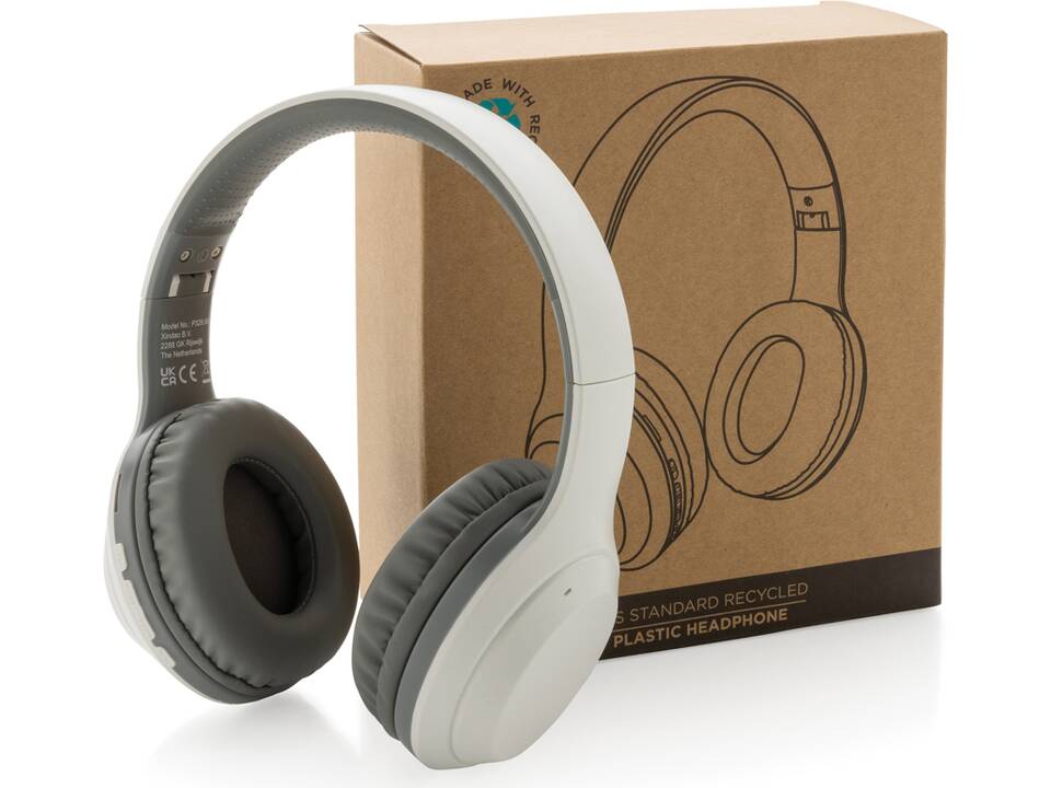 RCS standard recycled plastic headphone 10