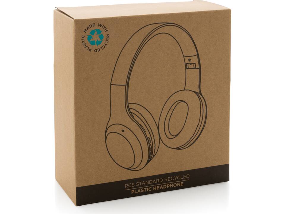 RCS standard recycled plastic headphone 11