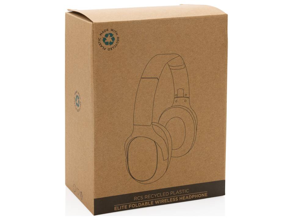 RCS recycled plastic Elite Foldable wireless headphone 10