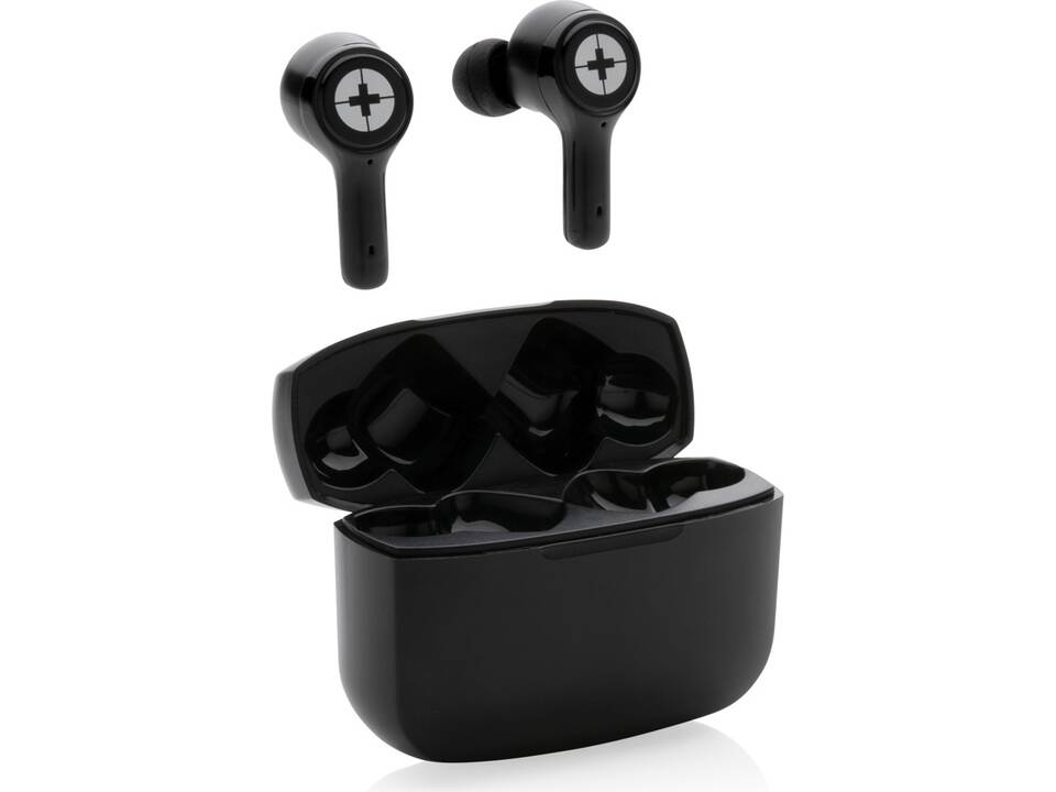 RCS recycled plastic Swiss Peak ANC TWS earbuds 3