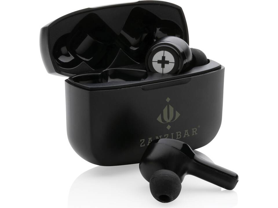 RCS recycled plastic Swiss Peak ANC TWS earbuds 8
