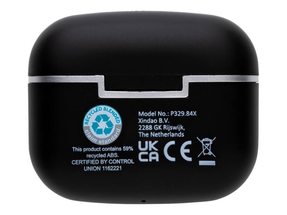 RCS recycled plastic Swiss Peak TWS earbuds 2.0 6