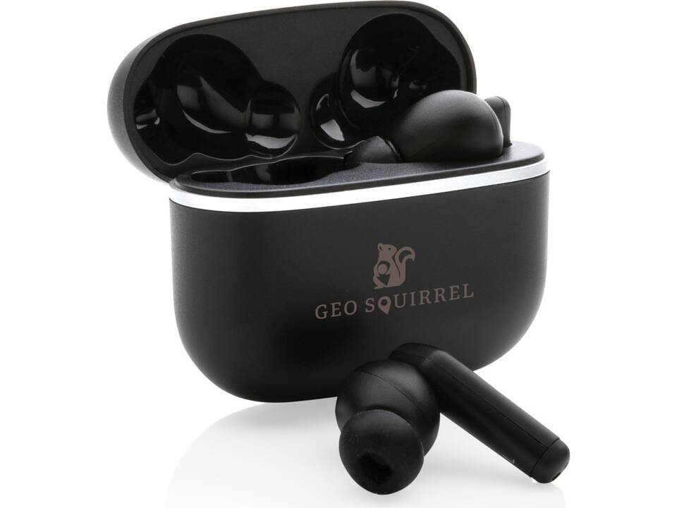 RCS recycled plastic Swiss Peak TWS earbuds 2.0 8