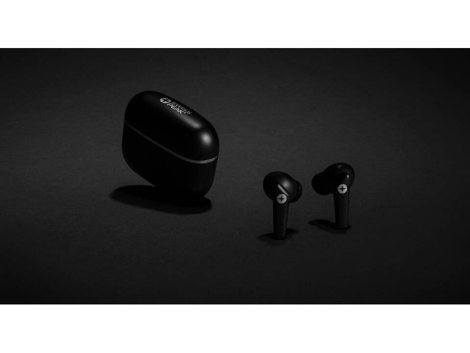 RCS recycled plastic Swiss Peak TWS earbuds 2.0 9