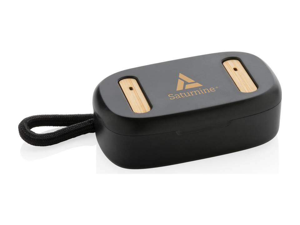 RCS recycled plastic & FSC® bamboo TWS earbuds 15