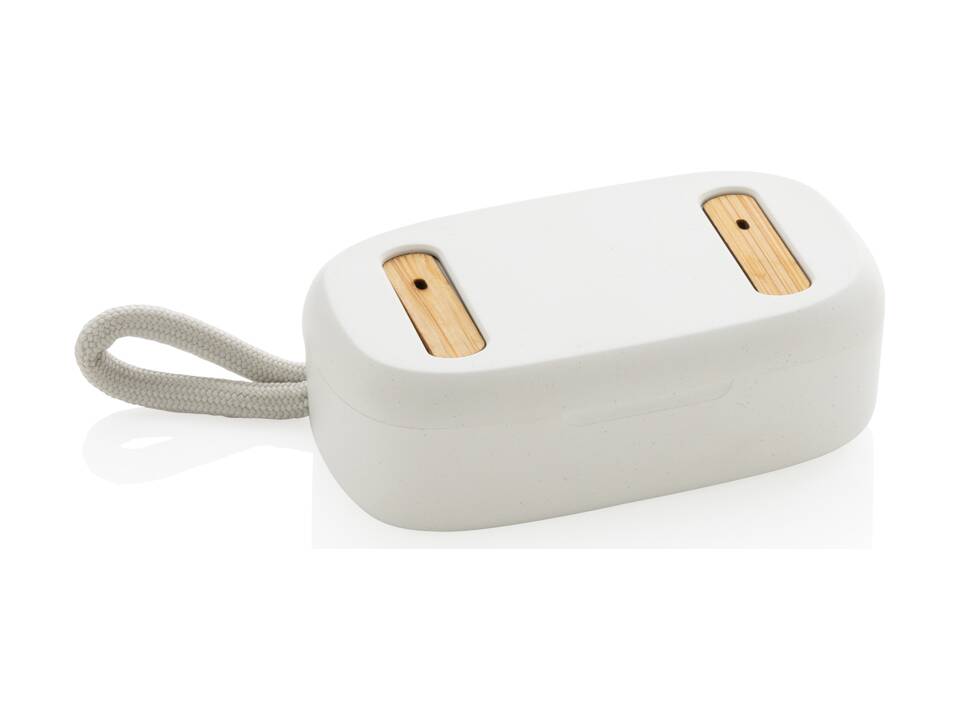 RCS recycled plastic & FSC® bamboo TWS earbuds 1