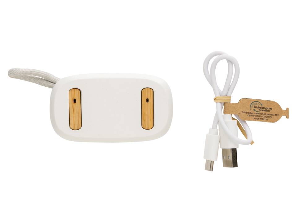 RCS recycled plastic & FSC® bamboo TWS earbuds 2