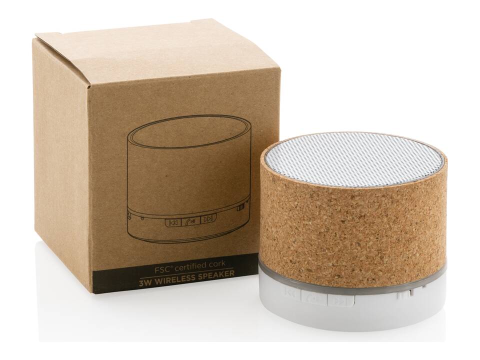 FSC® cork 3W wireless speaker 6