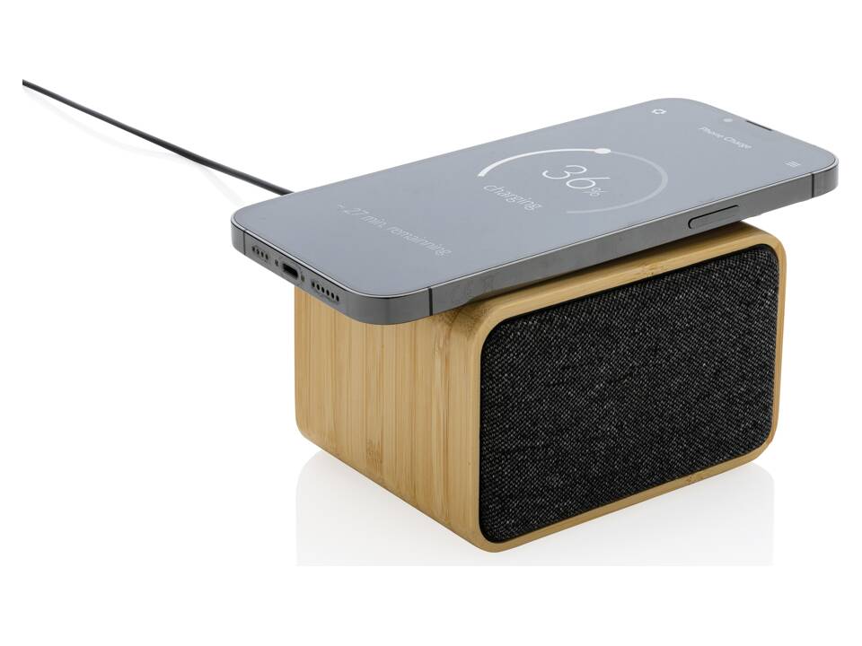 RCS Rplastic speaker with FSC® bamboo 5W wireless 1