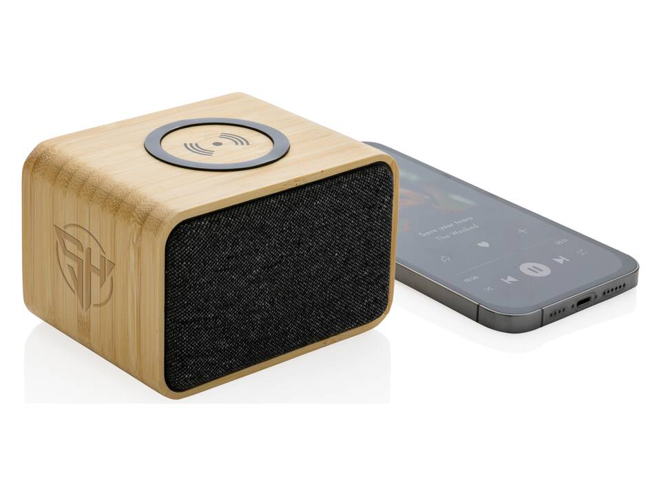 RCS Rplastic speaker with FSC® bamboo 5W wireless 9