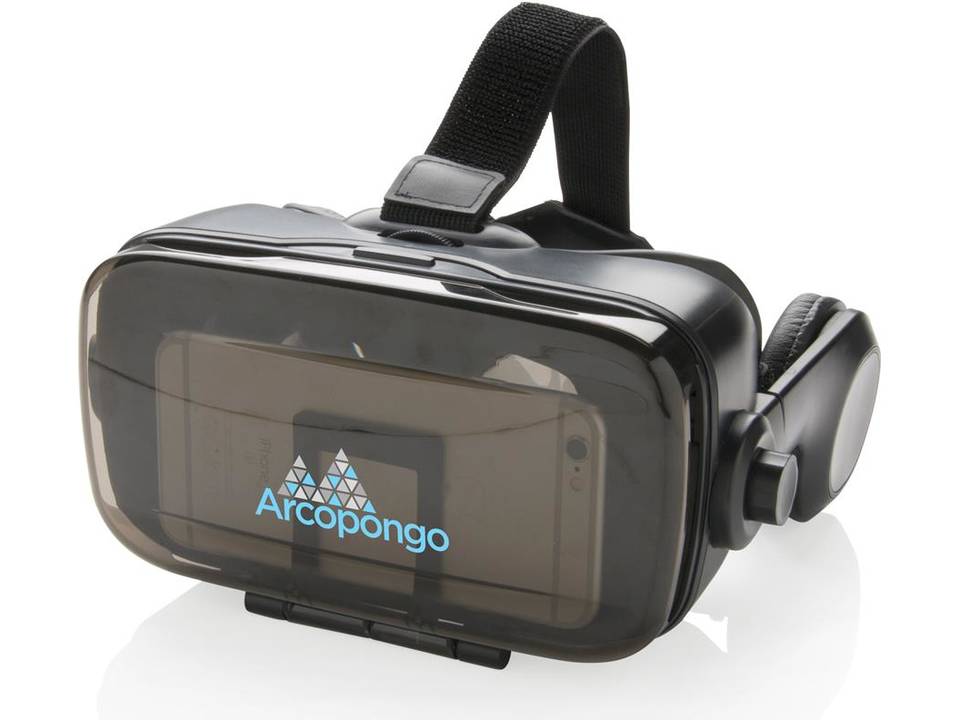 VR glasses with integrated headphone 3