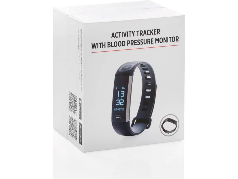 Activity tracker with blood pressure monitor 12