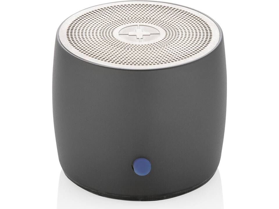 Swiss Peak RCS recycled aluminum 3W bass speaker 1