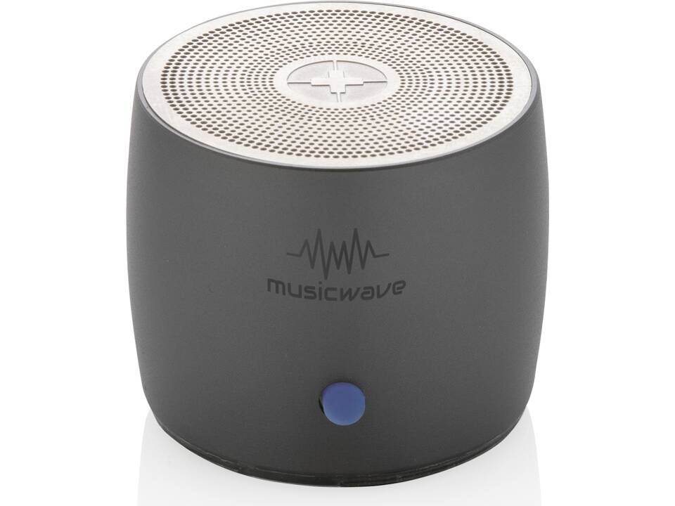 Swiss Peak RCS recycled aluminum 3W bass speaker 8