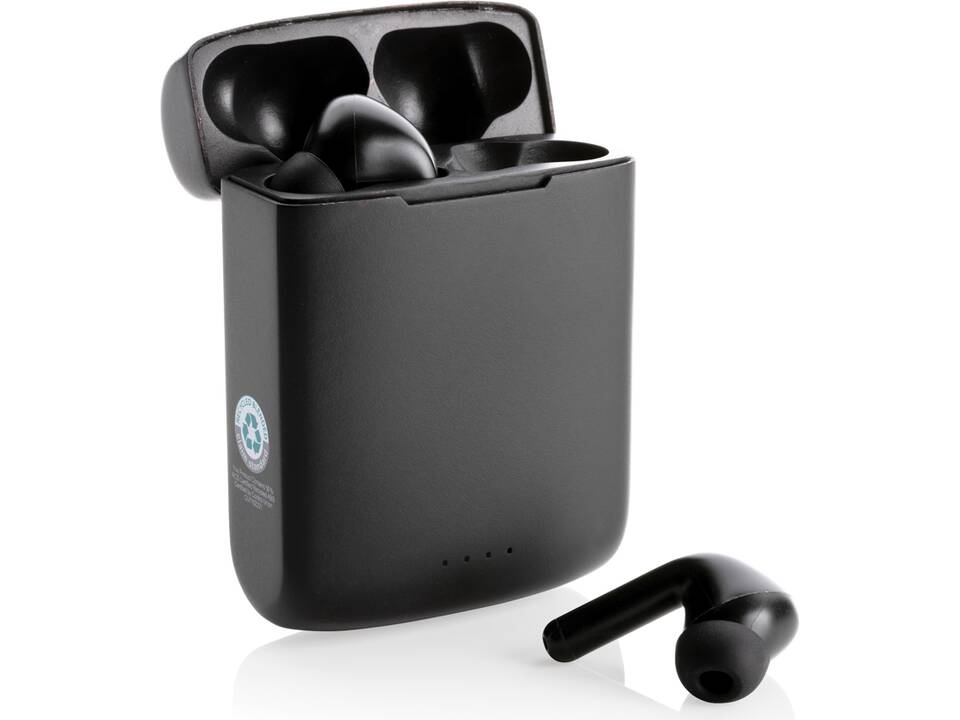 Skywave RCS recycled plastic solar earbuds 1