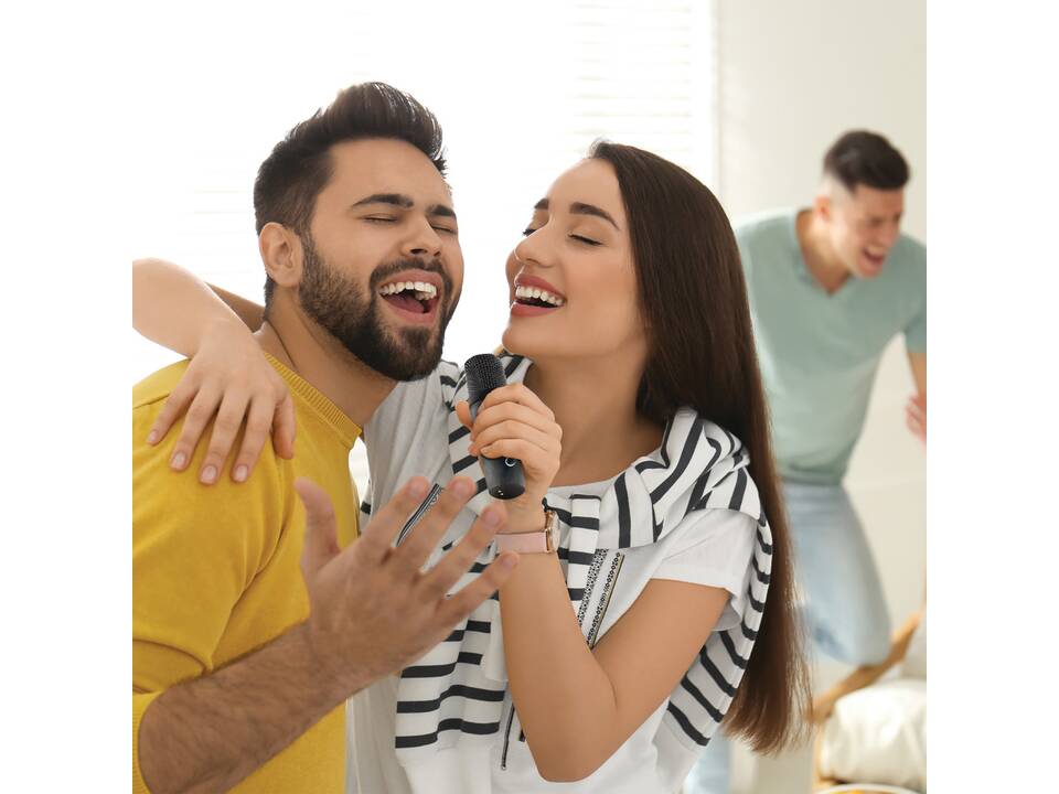 Singvibe RCS recycled plastic karaoke set with double mic 9