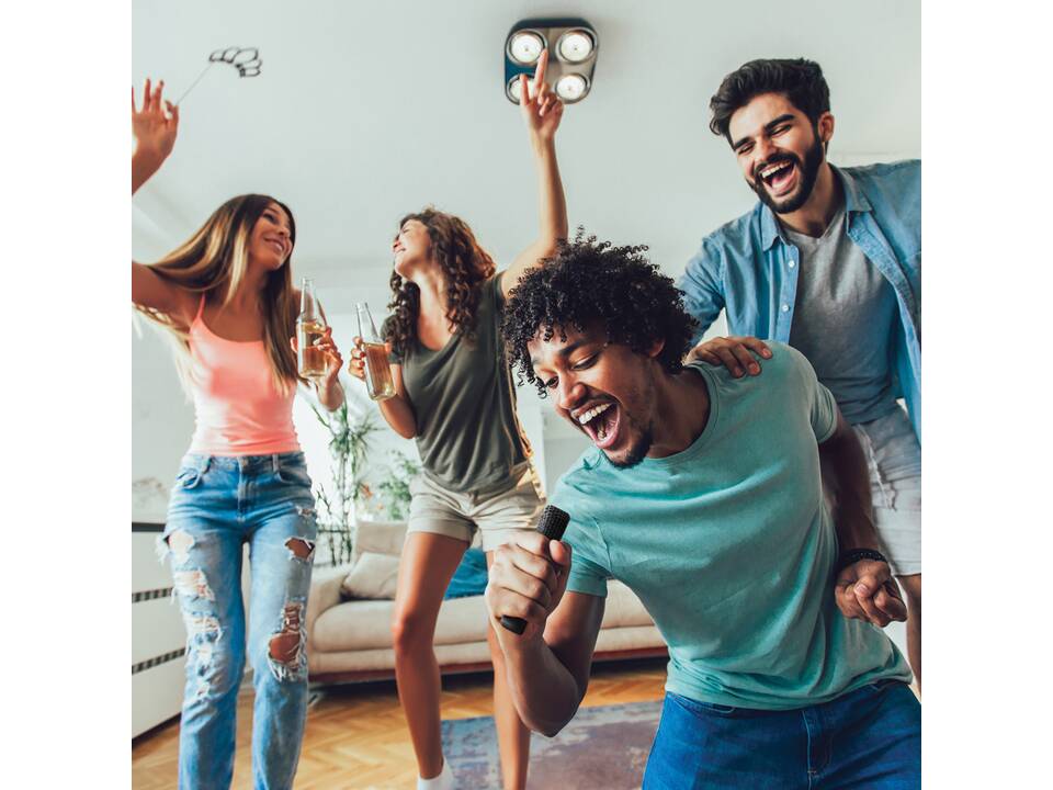 Singvibe RCS recycled plastic karaoke set with double mic 10