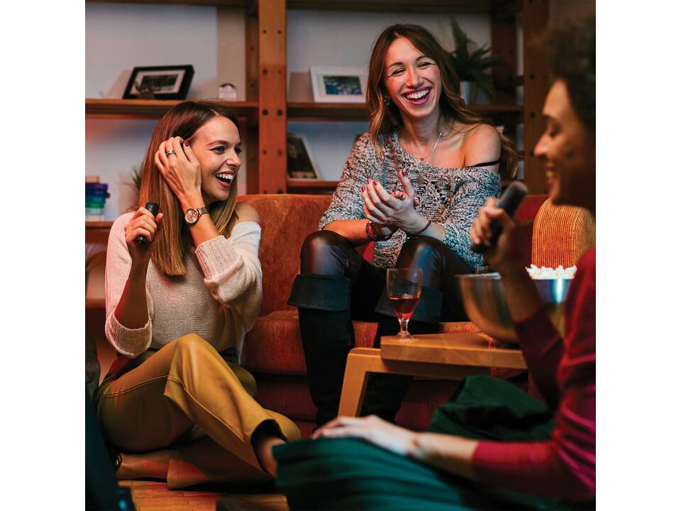 Singvibe RCS recycled plastic karaoke set with double mic 11