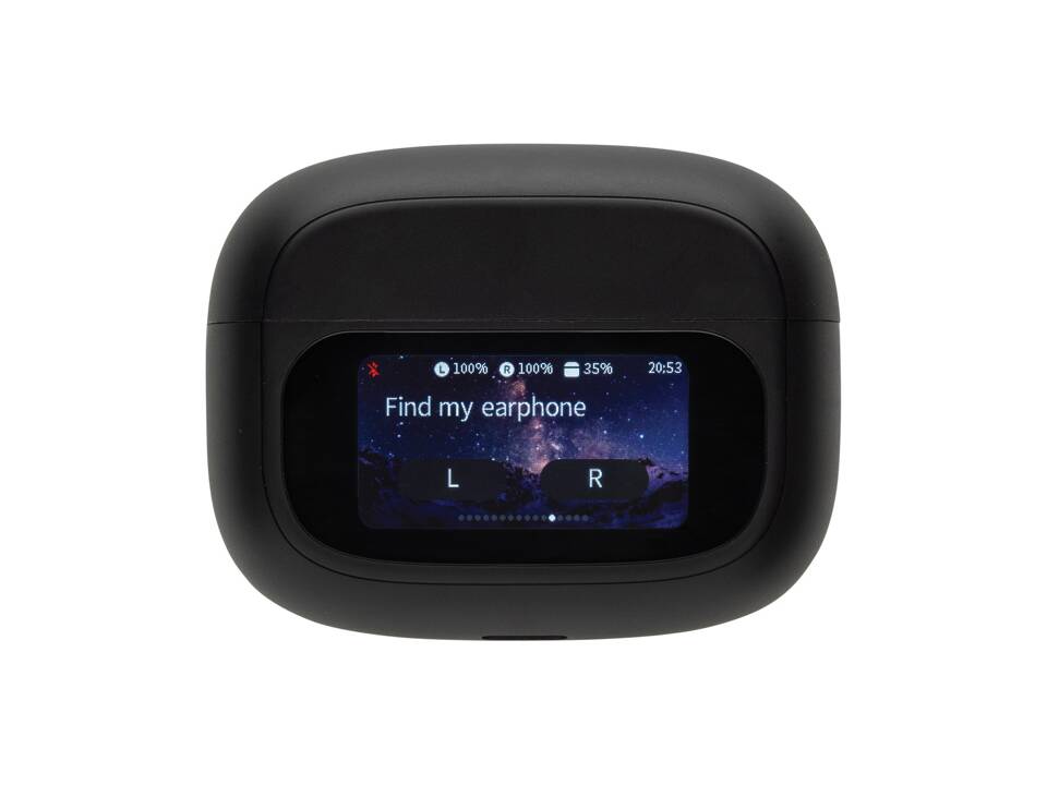 Airtune RCS recycled plastic ANC earbuds with touch screen 9