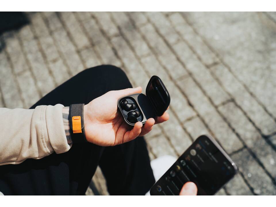 Lakewood RCS recycled and repairable wireless earbuds 13