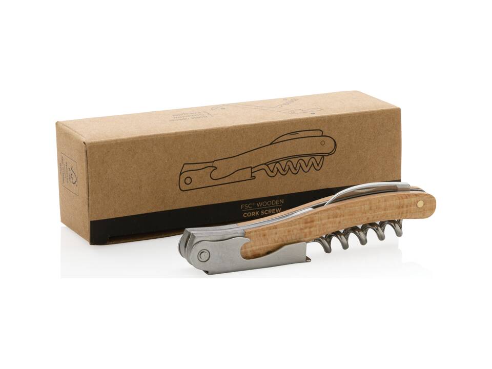 FSC® wooden Corkscrew 8