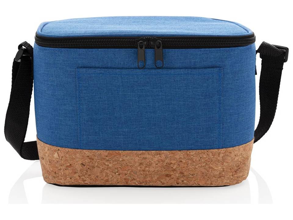 Two tone cooler bag with cork detail 11