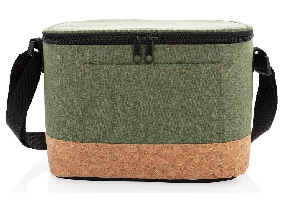 Two tone cooler bag with cork detail 1