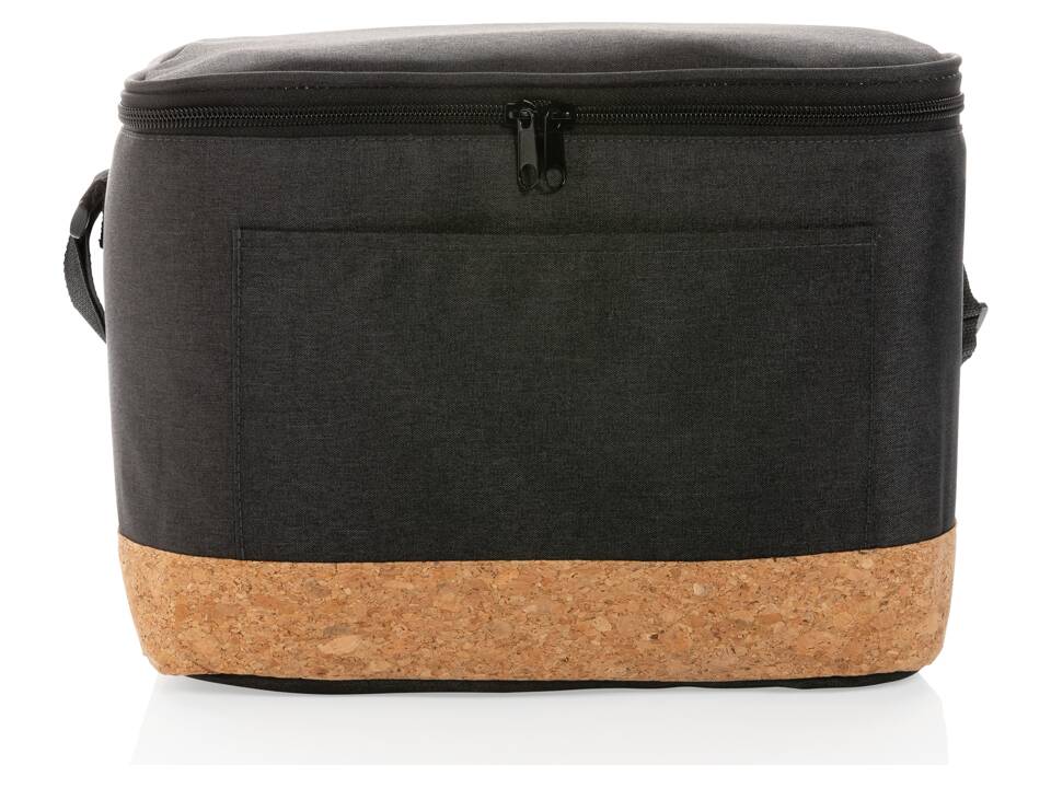 Impact AWARE™ XL RPET two tone cooler bag with cork detail 2