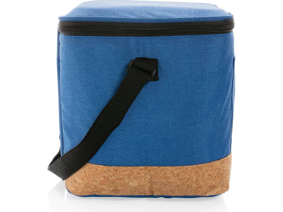 Impact AWARE™ XL RPET two tone cooler bag with cork detail 10