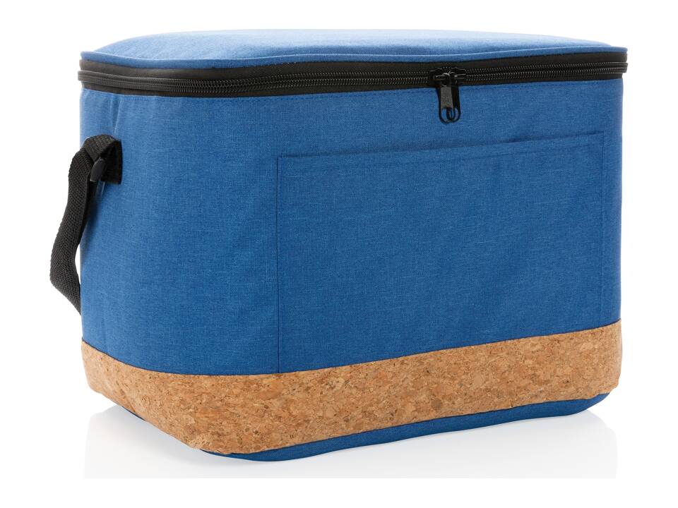 Impact AWARE™ XL RPET two tone cooler bag with cork detail 13